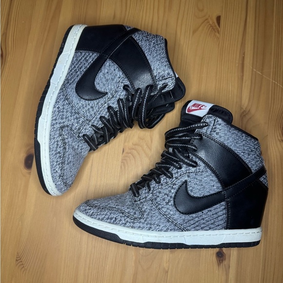 Nike Shoes - Nike Dunk Sky Hi TXT Wolf Grey Rare Vintage 2013